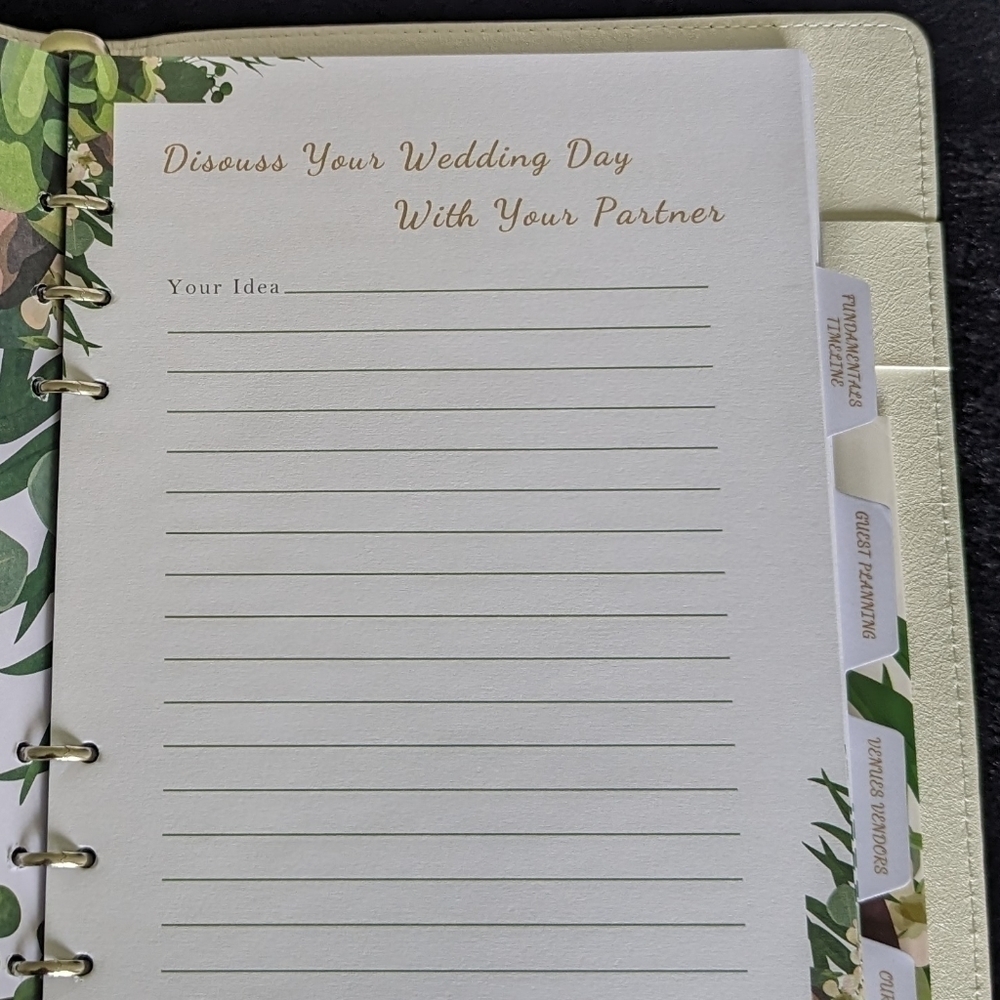 Wedding Planning Notebook - Picture 7 of 12